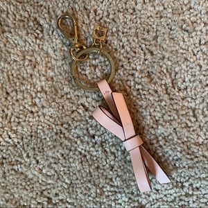 Kate Spade Blush Pink Bow Keychain